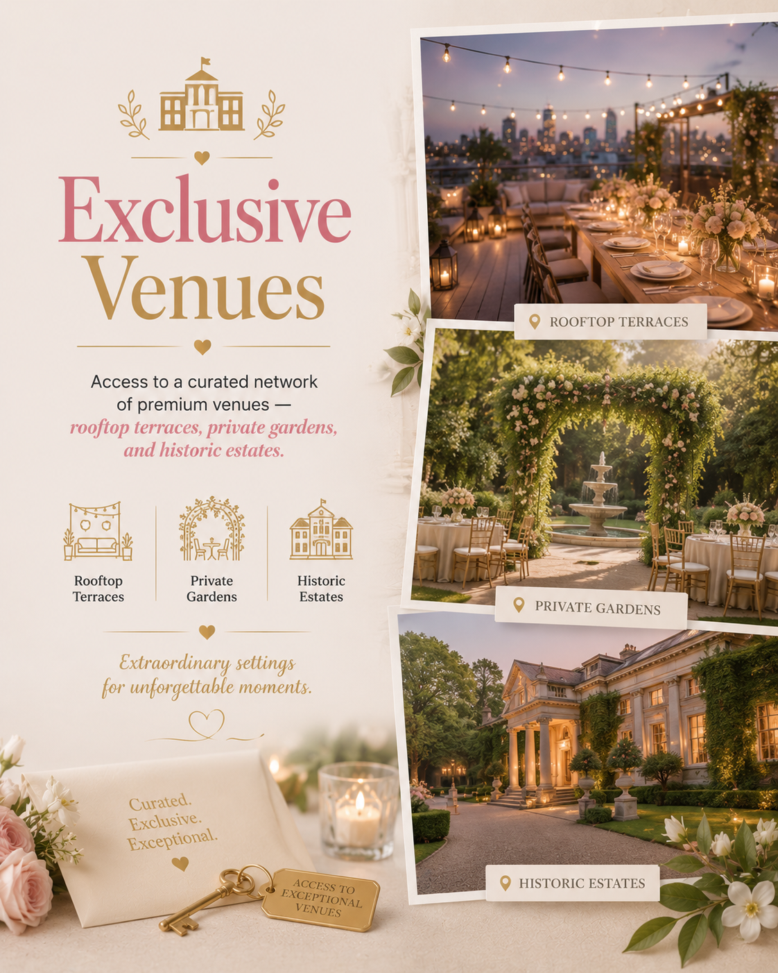 Exclusive Venues